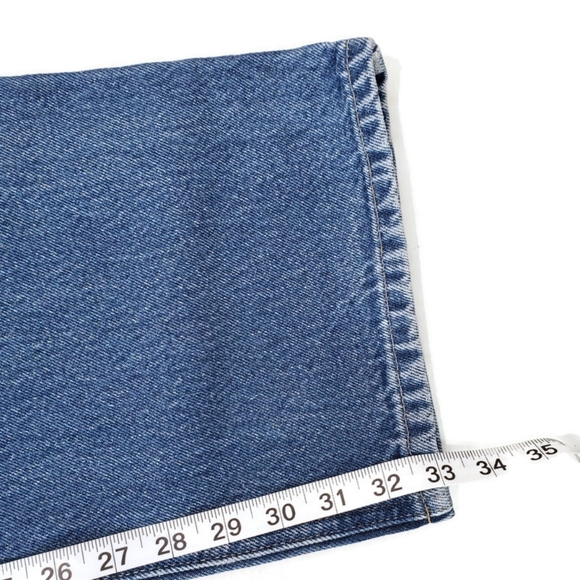 CARHARTT Relaxed Fit Jeans 36x34 Men's Blue Denim Work Pants - Picture 5 of 15